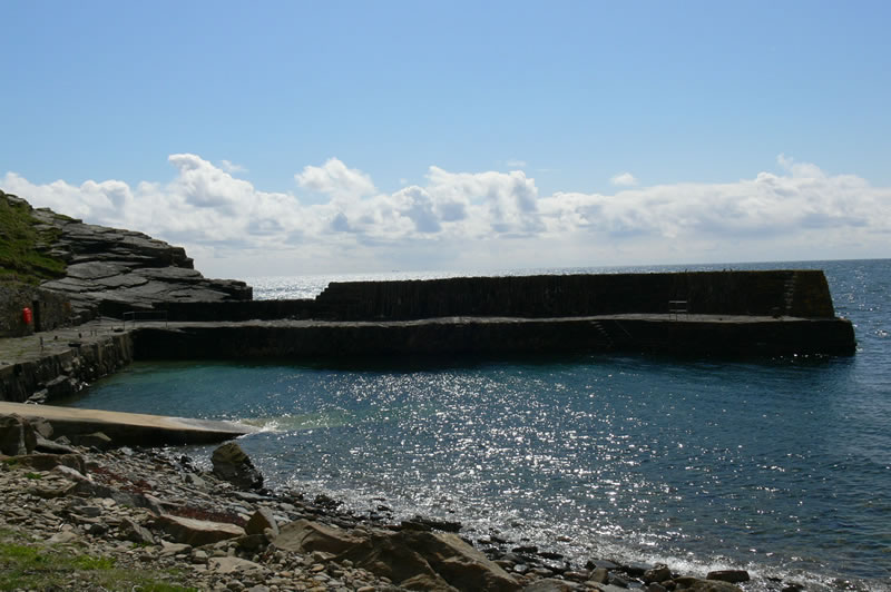 Latheronwheel harbour and jetty