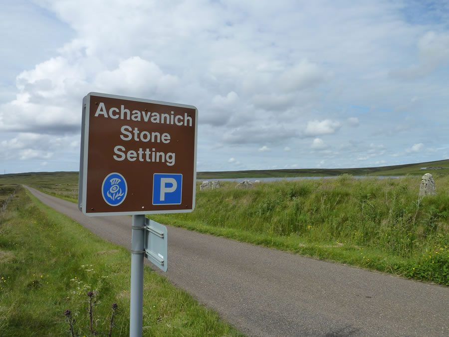 Signpost - Achavanich Stone Setting