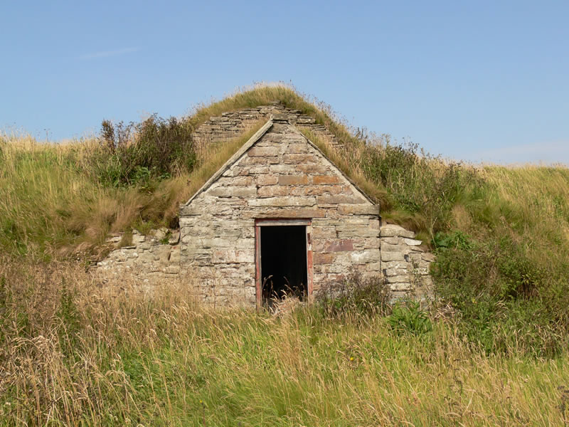 Keiss harbour ice house