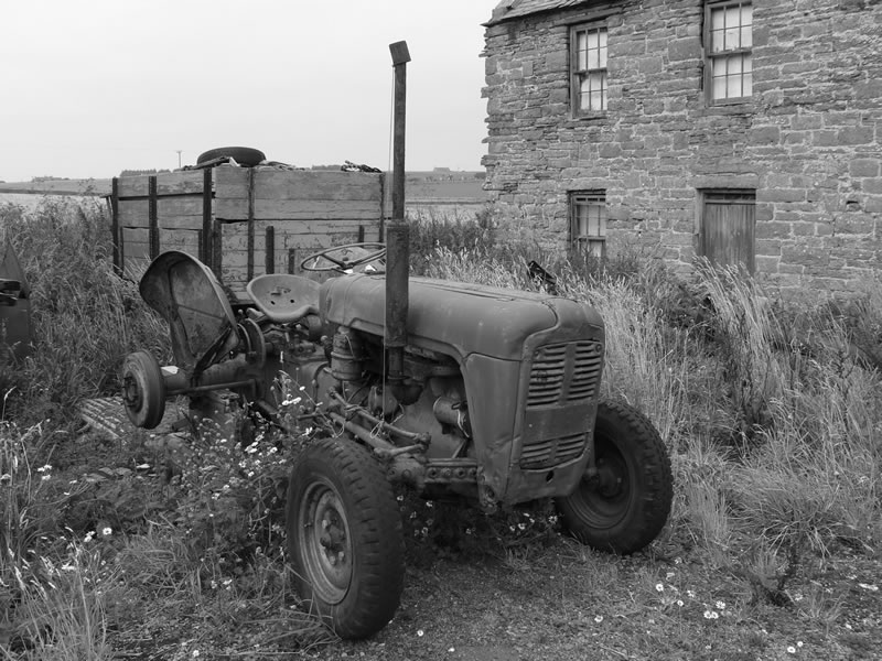 Old tractor
