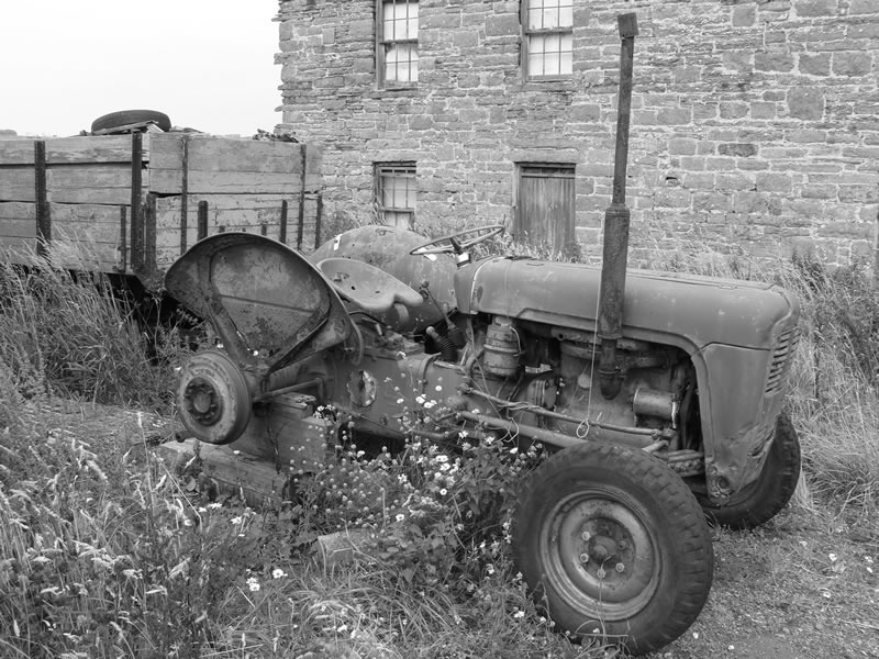 Old tractor