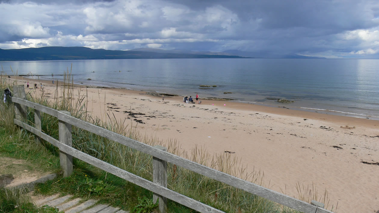 Scotland's Award winning beaches - sands strech from Embo to Dornoch