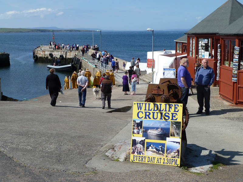 John O' Groats harbour and Last Shop