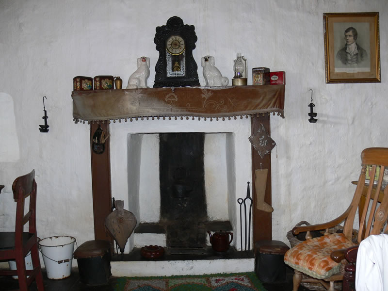 Fireplace at Laidhay Croft