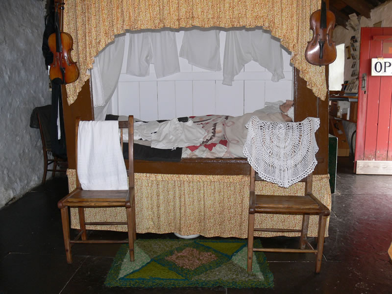 Box bed at Laidhay Croft