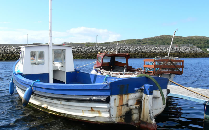 Lochinver Lobster Fishing Boat