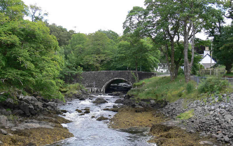 River Inver and Bridge - Lochinver