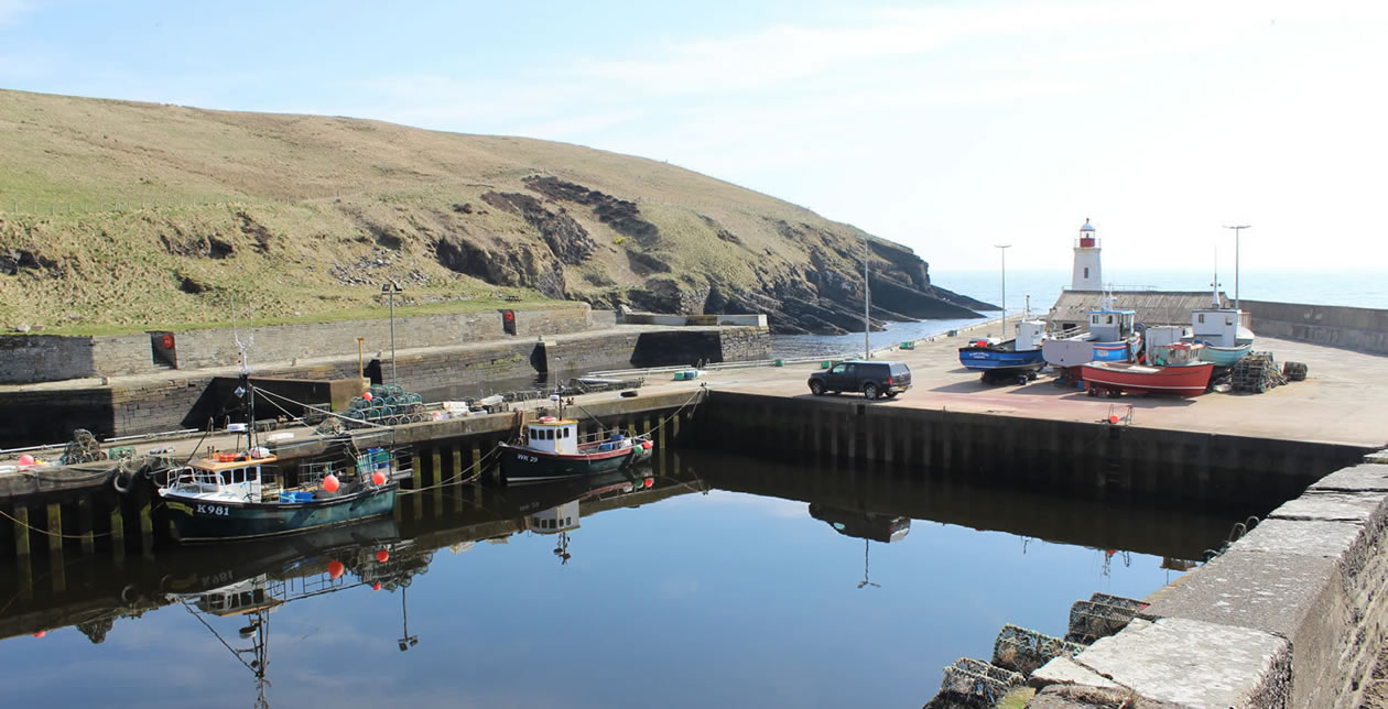 Lybster harbour