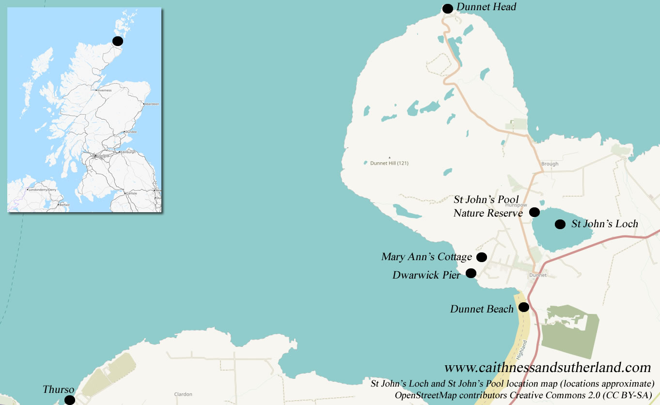 St Johns Loch location map