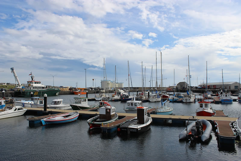 Wick harbour and marina